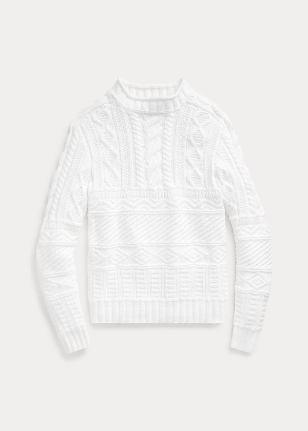 Suéter Ralph Lauren Hand-Knit Algodão-Blend Homem 20793-QAMO